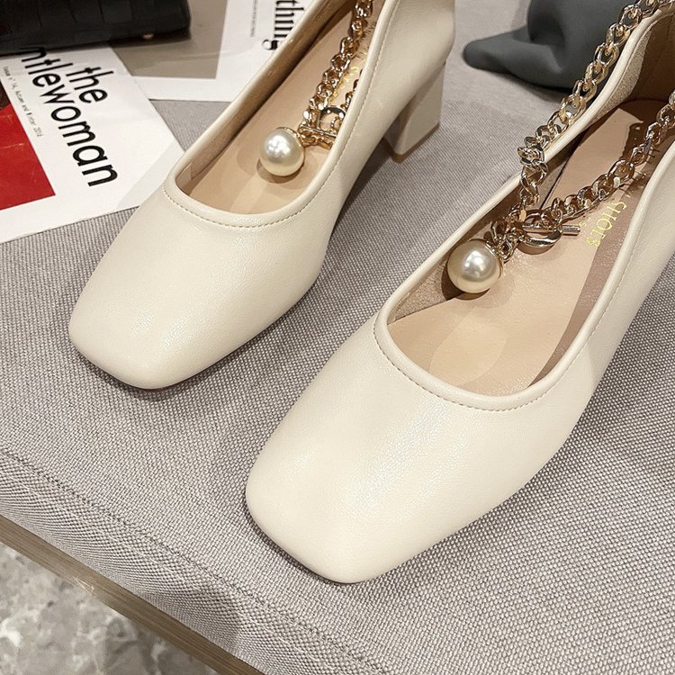 Giày Cao Gót Mũi Vuông Thời Trang Dành Cho Nữ