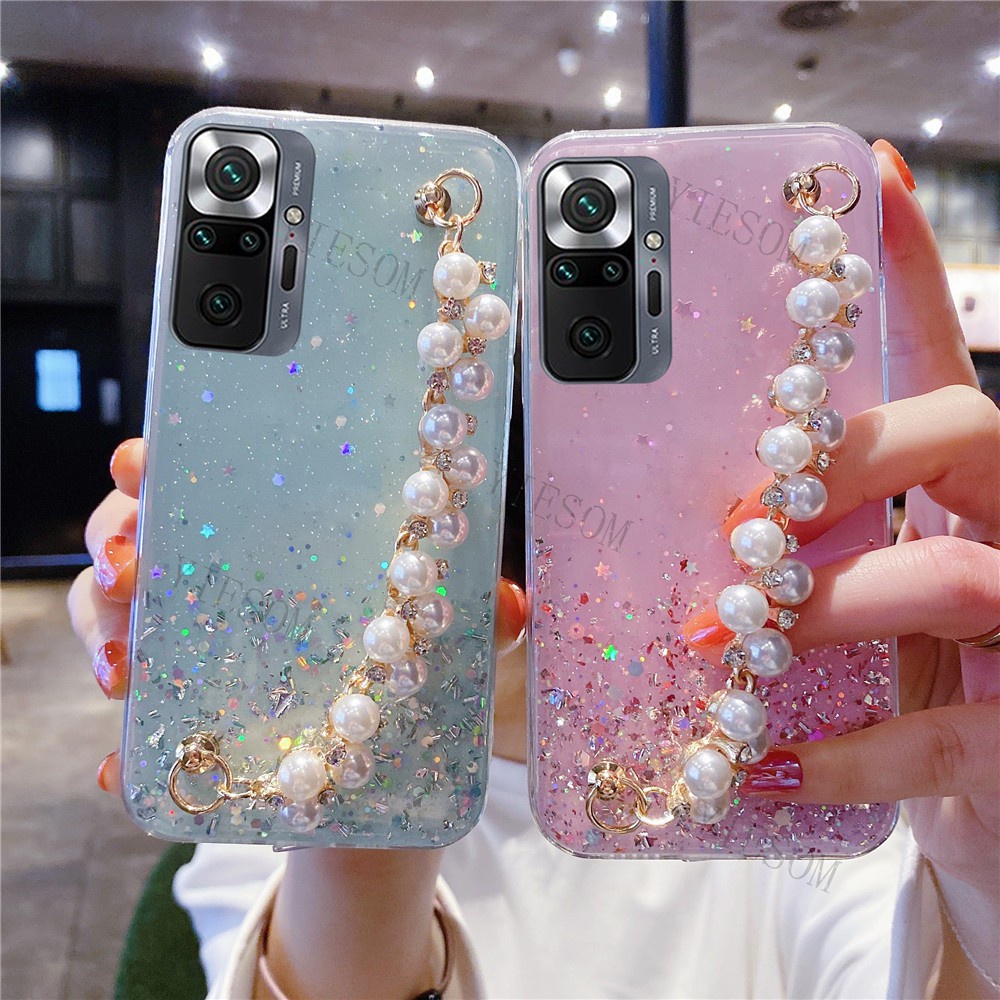 Ốp Lưng Kim Tuyến Lấp Lánh Cho Redmi Note 10 Pro 9t 9s 9 Pro Redmi 9 9t 9a 9c K40 Pro