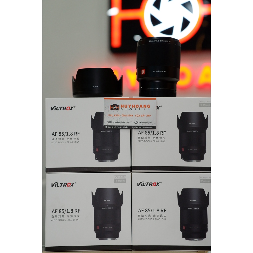 Ống kính Viltrox PFU RBMH 85mm F1.8 RF | Canon Hàng Chính Hãng