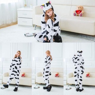 Combo Bộ đồ bò sữa kèm dép