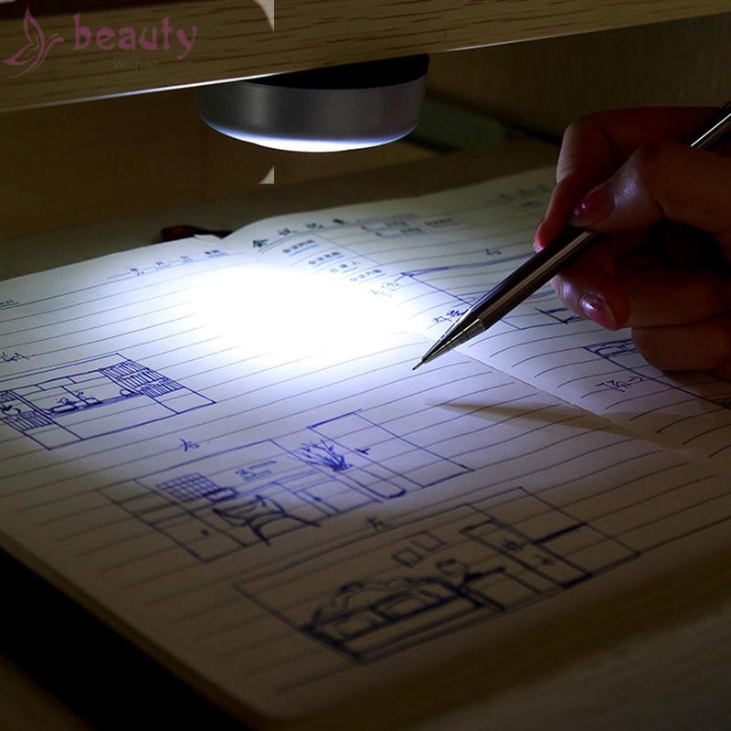 Đèn LED 3 bóng trắng màu bạc không dây dành cho tủ quần áo/phòng ngủ