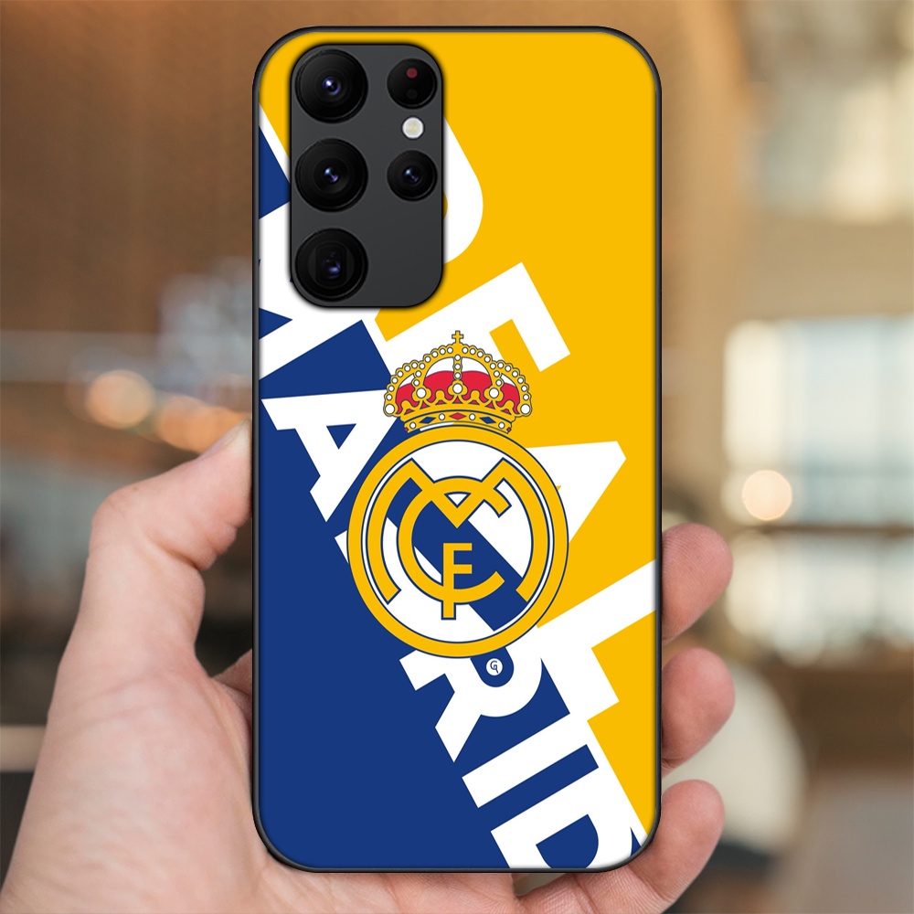 Ốp lưng Samsung S20 Ultra viền đen in hình Real Madrid
