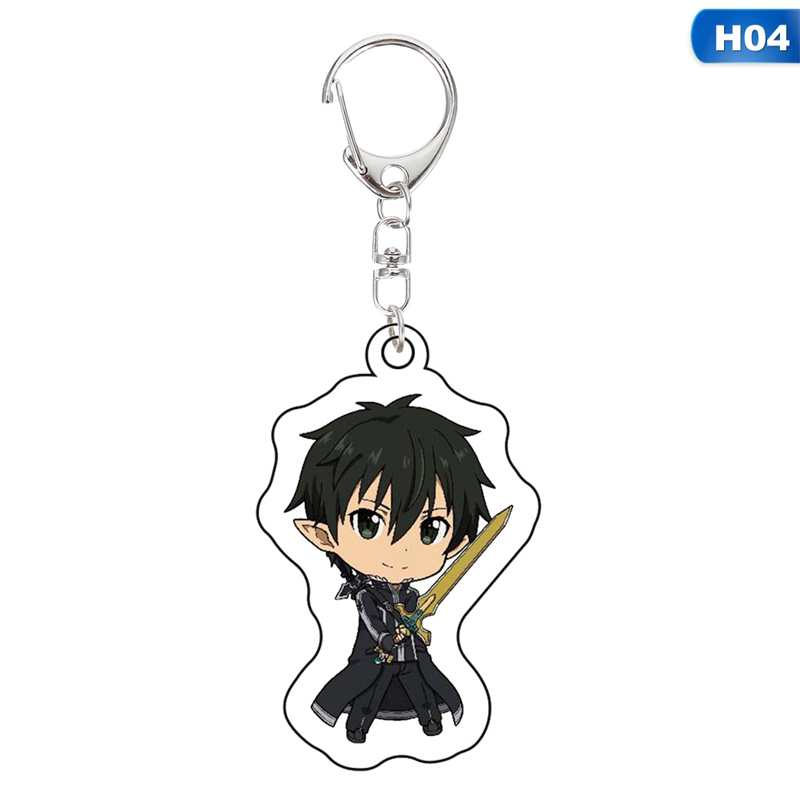 Móc Khóa Acrylic Hình Nhân Vật Anime Sword Art Online