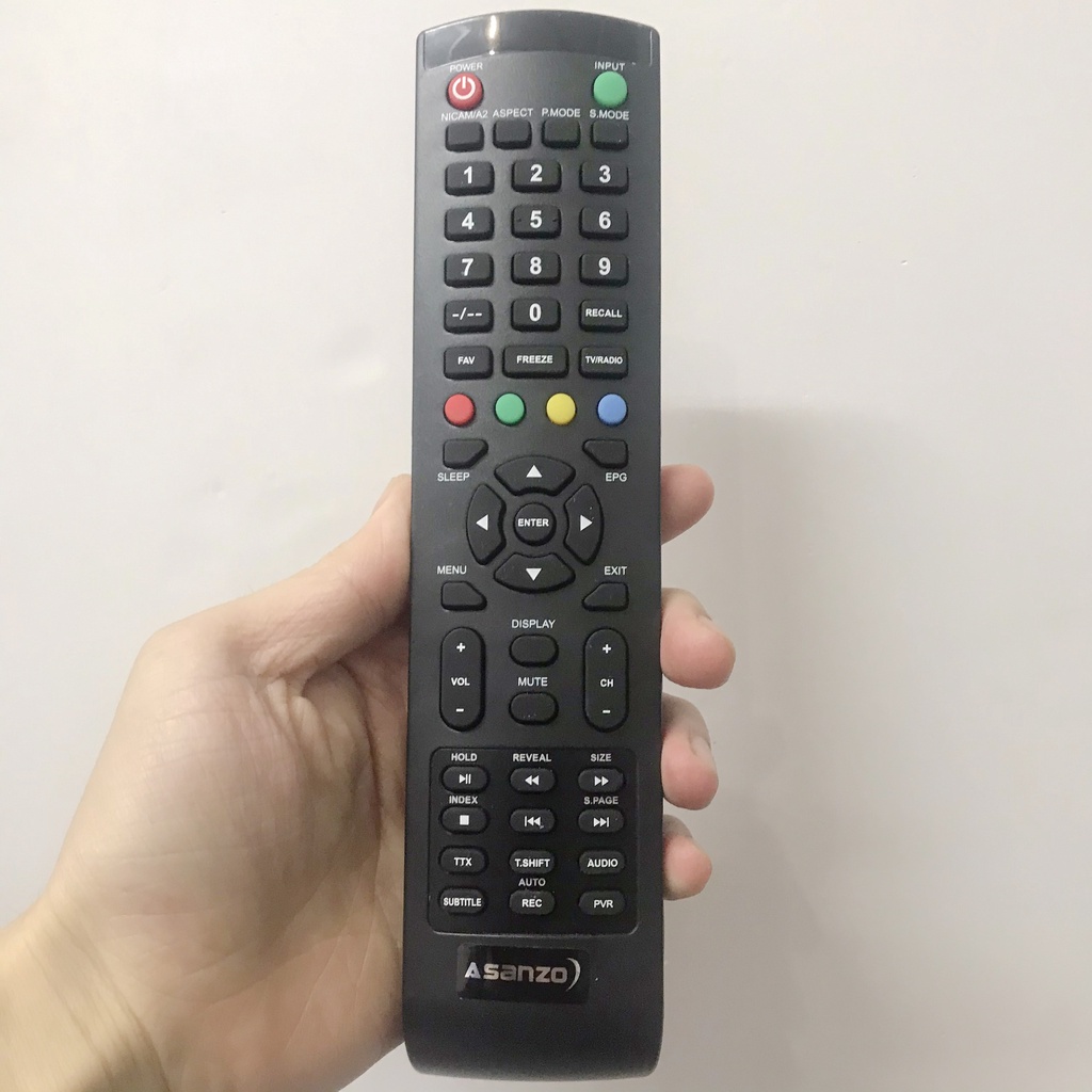 Điều Khiển Remote Tivi Asanzo Cho Các Model Có Khiển Giống Hình Như 32S500T2