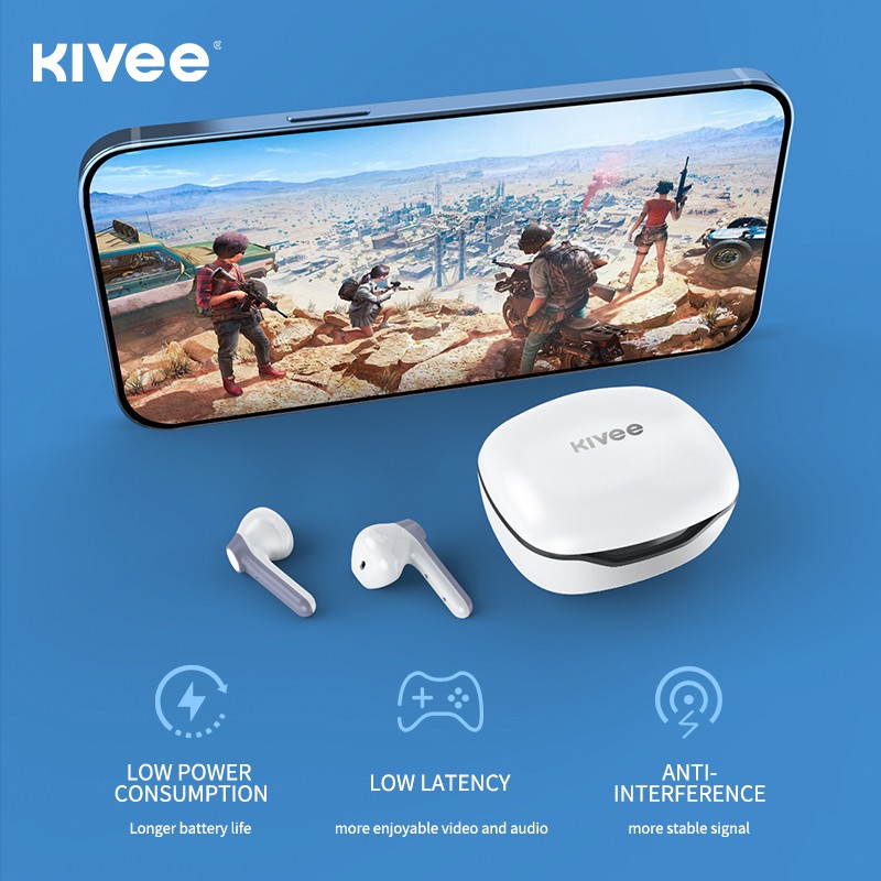 【Giảm 15% toàn bộ cửa hàng】Kivee TW72 True Wireless Bluetooth  Headset  High-quality Stereo Game Sound