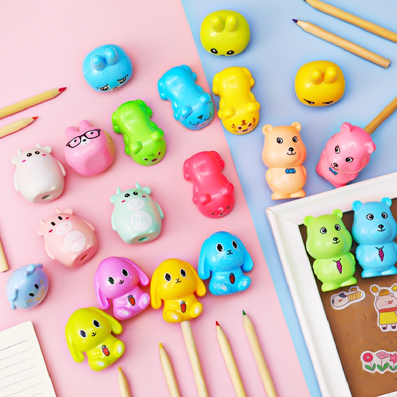 Gọt bút chì hình động vật hoạt hình dễ thương cho bé