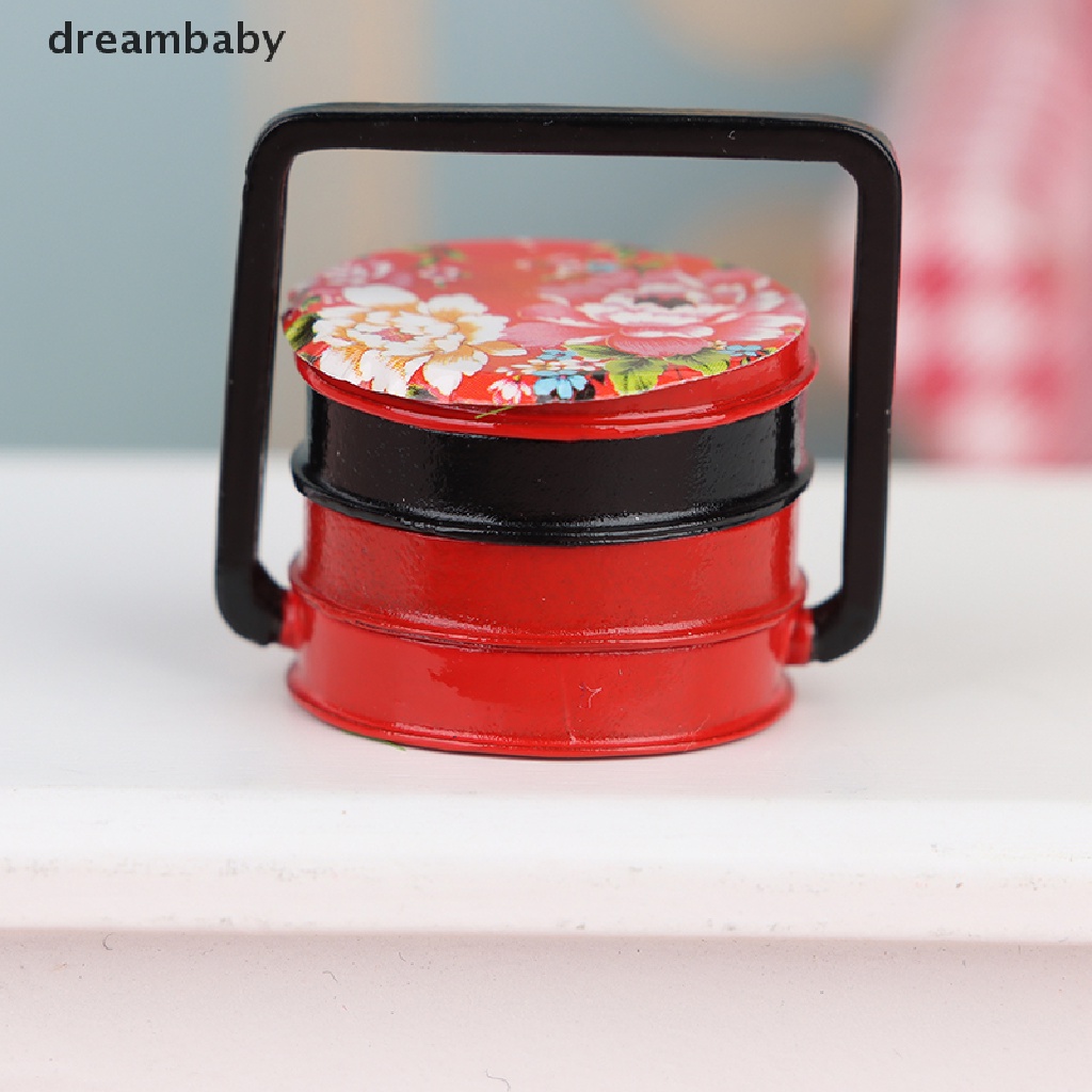 Giỏ Đựng Thức Ăn Mini Bằng Hợp Kim Tỉ Lệ 1: 12 Dùng Trang Trí Nhà Búp Bê