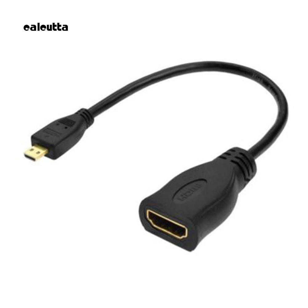 Dây Cáp Chuyển Đổi 23Cm 1080P Micro HDMI Đực Sang HDMI Cái
