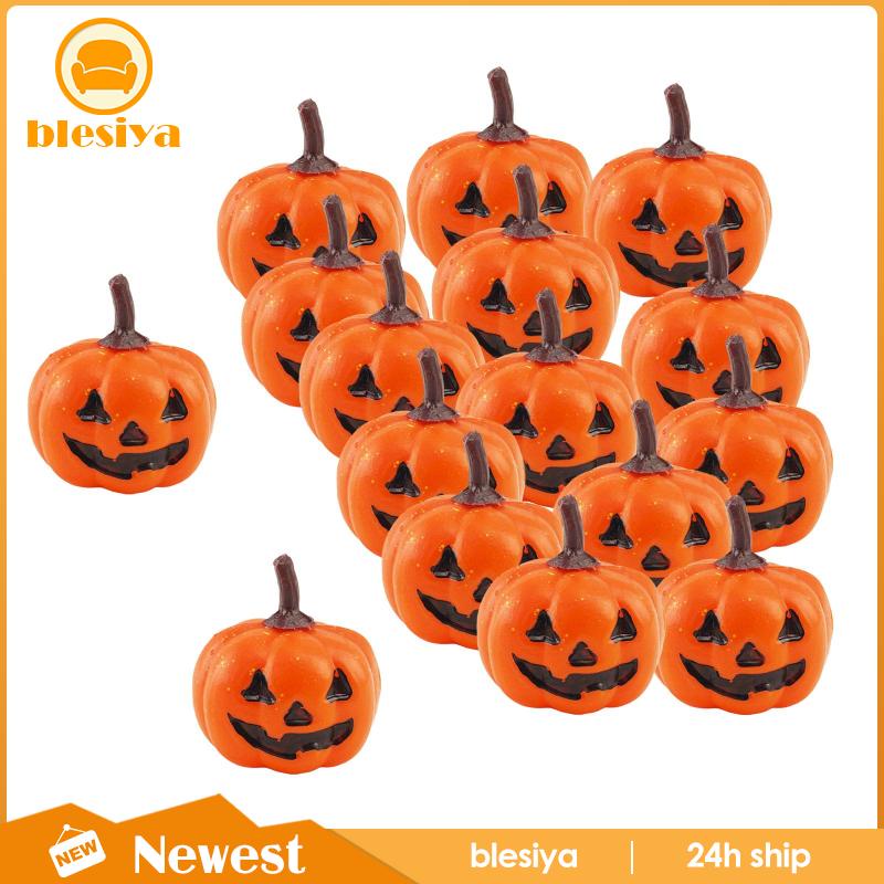 [Blesiya] 16 Miếng Xốp Hình Bí Ngô Phong Cách Nông Trại Halloween