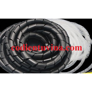 Combo 10 dây xoắn nhựa đen (Spiral Tubes- hay Dây xoắn ruột gà) Màu đen