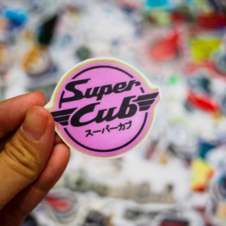 SET 100 STICKER CHỦ ĐỀ SUPER CUB