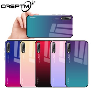 Ốp lưng hiệu ứng chuyển màu có mặt kính cường lực cao cấp cho Huawei P20 Nova 2i Mate10 20 Lite