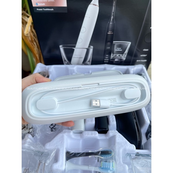 BỘ ĐÔI BÀN CHẢI ĐIỆN CAO CẤP PHILIPS SONICARE DIAMONDCLEAN SMART 9350