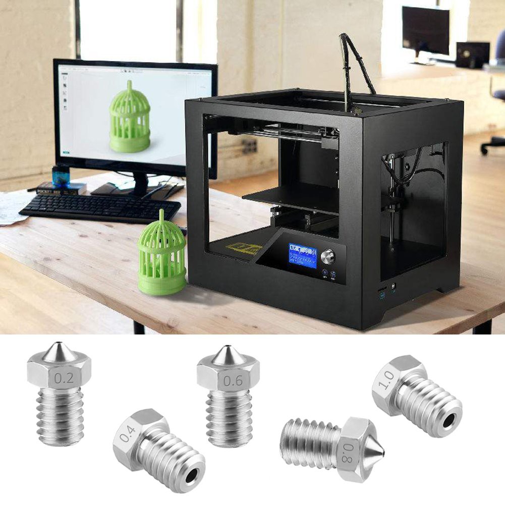 Bộ 13 Đầu Phun Cho Máy In 3d 0.2 Mm, 0.4 Mm, 0.6 Mm, 0.8 Mm, 1.0 mm | BigBuy360 - bigbuy360.vn