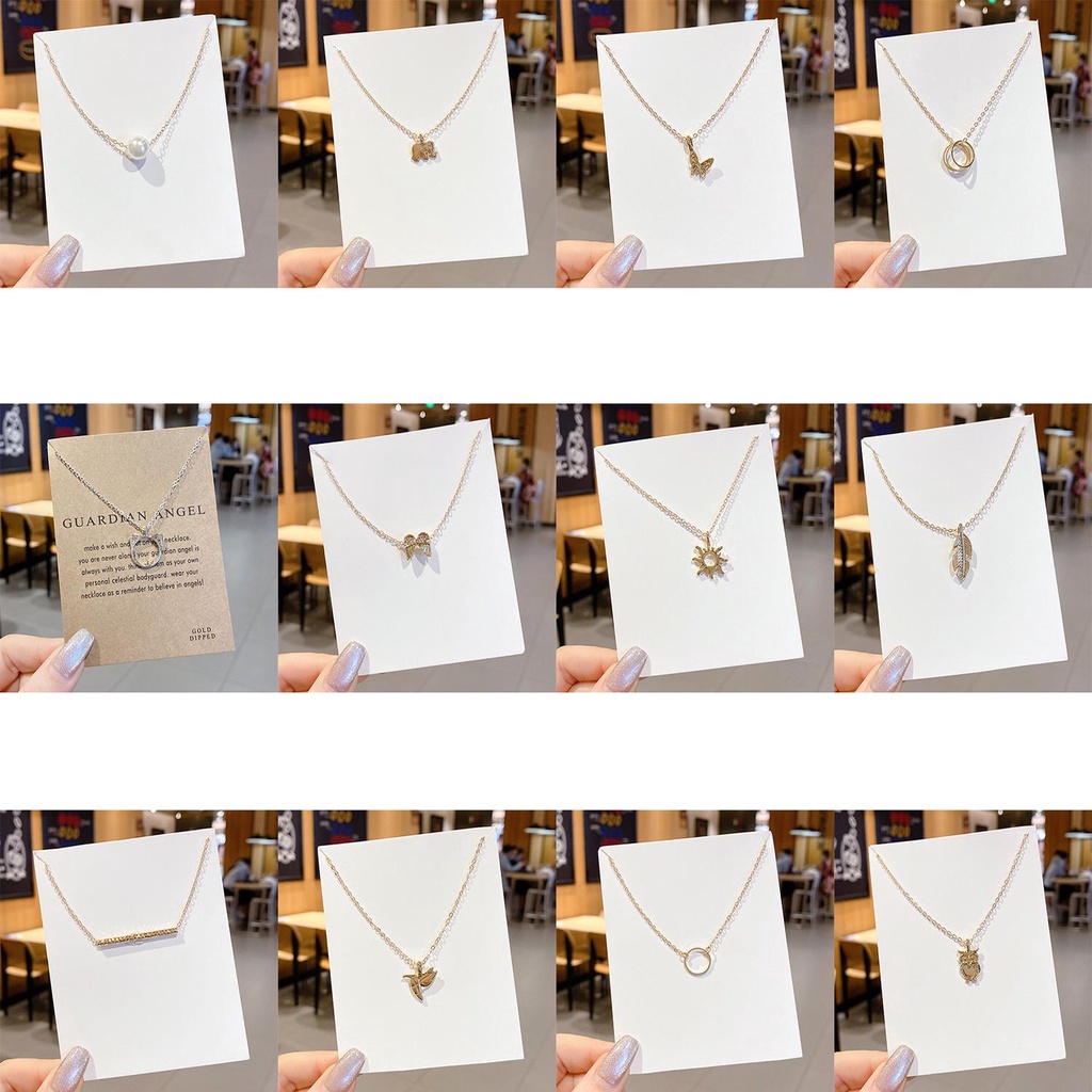 Vòng Cổ Choker Hình Chiếc Lá Dễ Thương MIHAN1|Dây Chuyền Ngắn Mạ Vàng