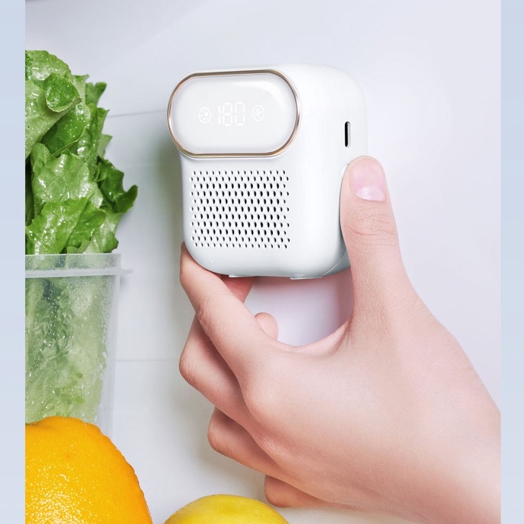 Máy khử khuẩn tủ lạnh, khử mùi Neshome, lưu thông thanh lọc không khí, dung lượng pin lớn