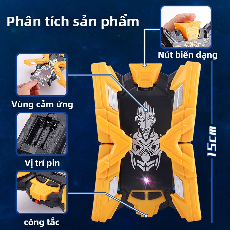 Ultraman X Terminal Thiết bị cuối Siêu nhân điện quang Đồ chơi cậu bé biến hình thiết bị định hình đồ chơi cho bé trai