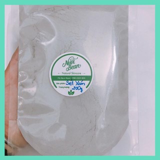 Túi 200g Bột Đất sét xám Handmade - dưỡng da, ngăn ngừa mụn, dưỡng ẩm, mờ thâm