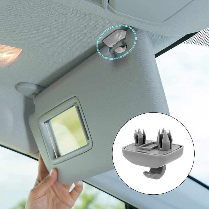 Set 2 kẹp tấm che nắng cho Audi A1 A3 A4 A5 Q3 Q5(8E0 857 562)A7 B6 B7 B8 S4 S5