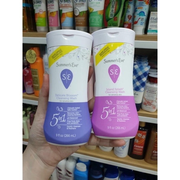 DUNG DỊCH VỆ SINH PHỤ KHOA MỸ SUMMER EVA CỦA MỸ 266ml