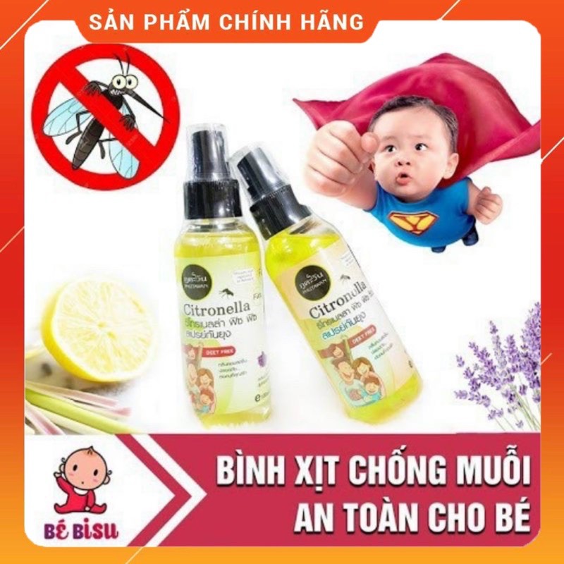 🦟  Xịt Chống Muỗi Phutawan Thái Lan 🇹🇭 An Toàn Cho Bé