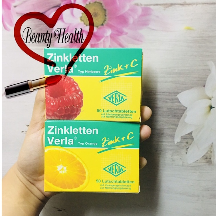 VIÊN NGẬM BỔ SUNG KẼM + VITAMIN C ZINKLETTEN VERLA CHO TRẺ LƯỜI ĂN, RỐI LOẠN GIẤC NGỦ, TĂNG ĐỀ KHÁNG