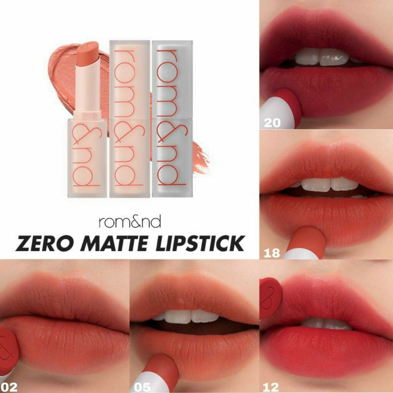 Son Thỏi Lì Romand Zero Gram Matte Lipstick