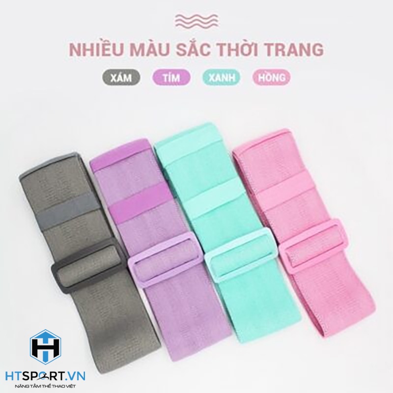 Dây Kháng Lực Mini Band, Dây Đàn Hồi Tập Chân Mông Miniband Aolikes AL 3606 Có Khóa Điều Chỉnh Chính Hãng