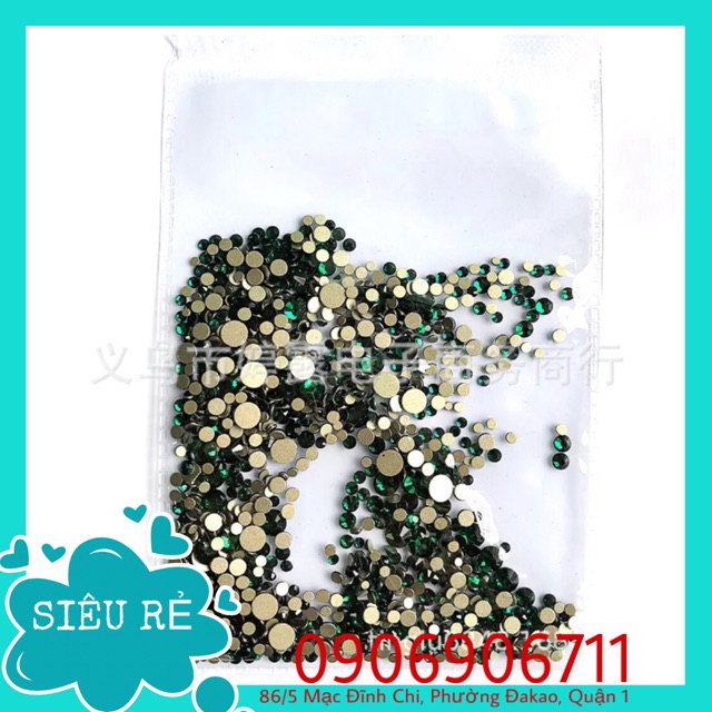 Túi đá tiệp chân bạc hỗn hợp size