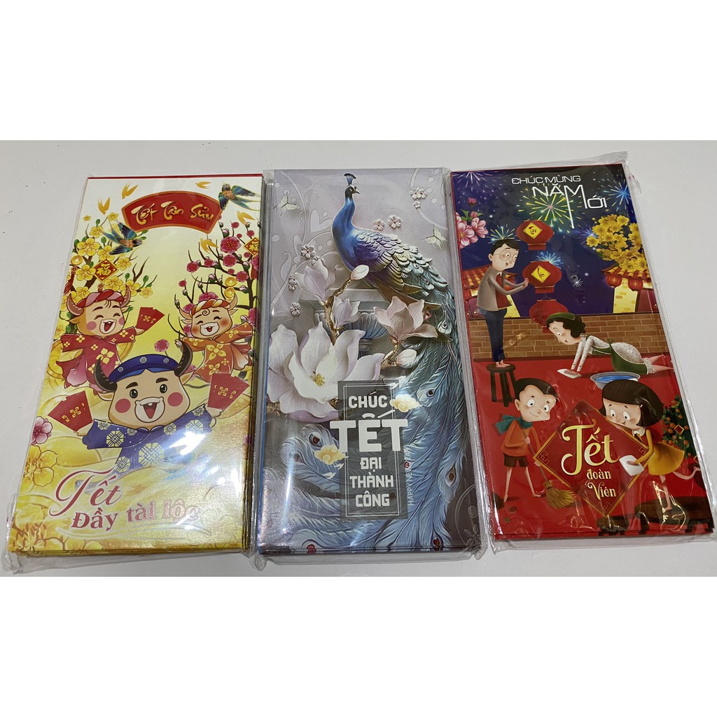 {TRI ÂN KHÁCH HÀNG} 5 Bao lì xì Tết năm 2021 với nhiều hình dễ thương ngộ nghĩ (Giao ngẫu nhiên) | BigBuy360 - bigbuy360.vn