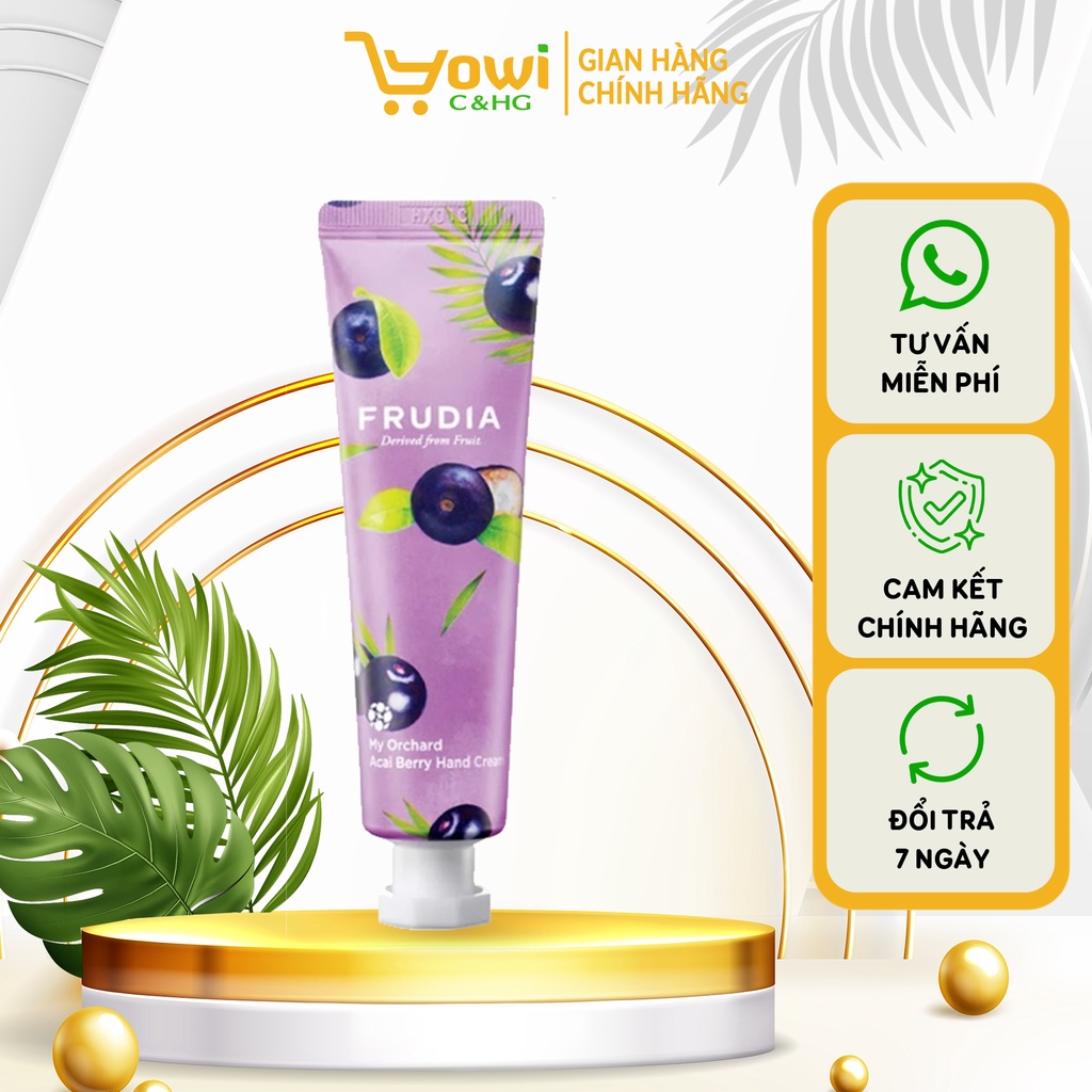 Kem Dưỡng Da Tay Chiết Xuất Quả Mọng Frudia My Orchard Acai Berry Hand Cream 30g - KL011