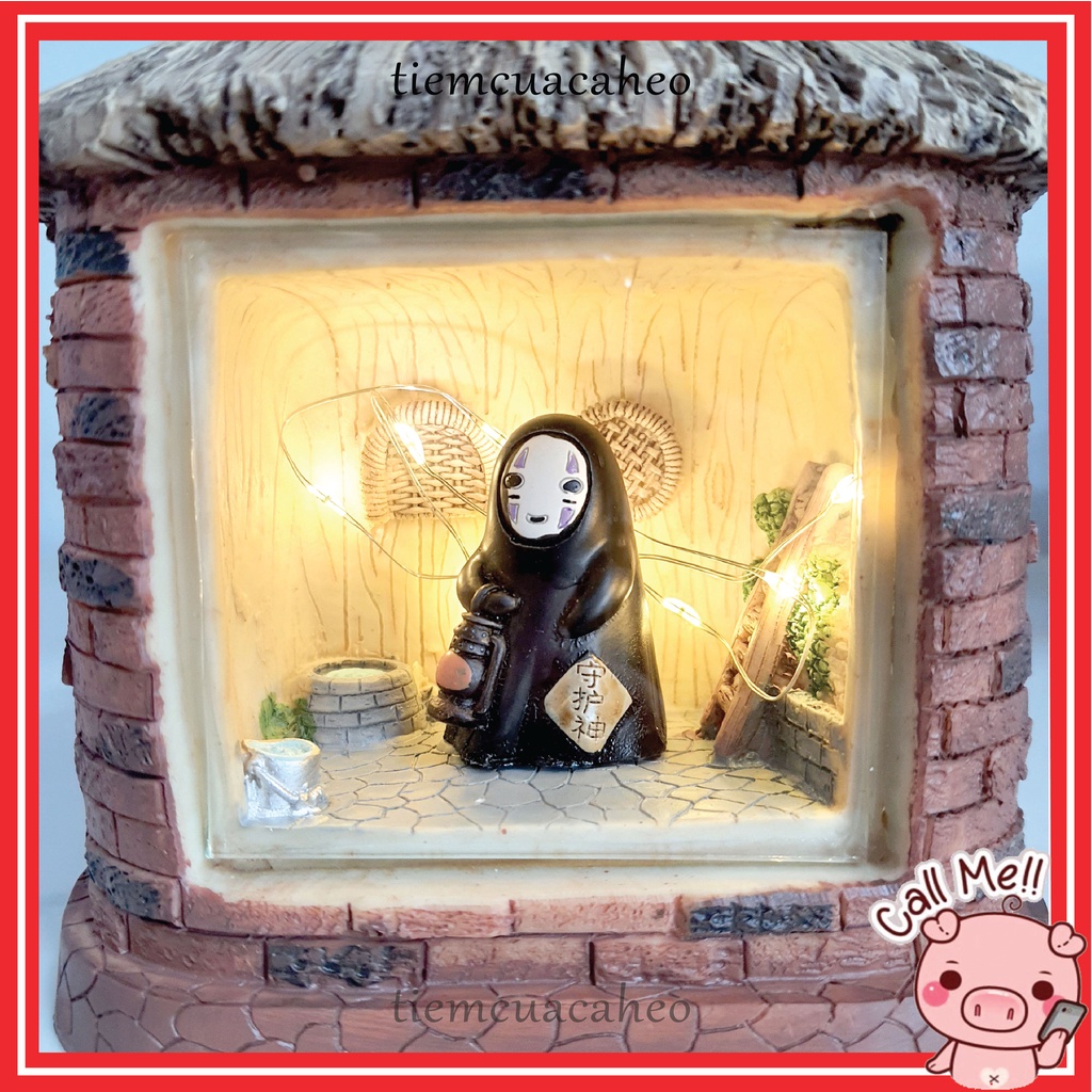 Đèn Ngủ Vô Diện Cô Đơn Lonely Trong Ngôi Nhà Chòi Trơ Trọi, Quà Tặng Trang Trí - Nhớ Gift Shop tiemcuacaheo