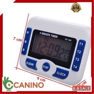 [ GÍA HỦY DIỆT ] Đồng hồ bấm giờ đếm ngược điện tử 4in1 PS-360