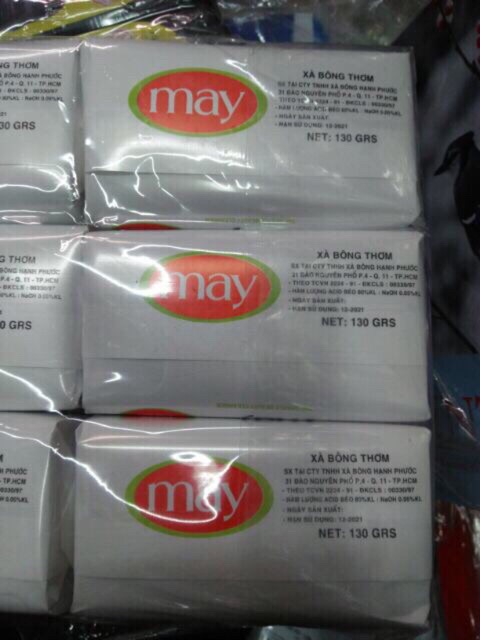 Xà bông May trắng 130g