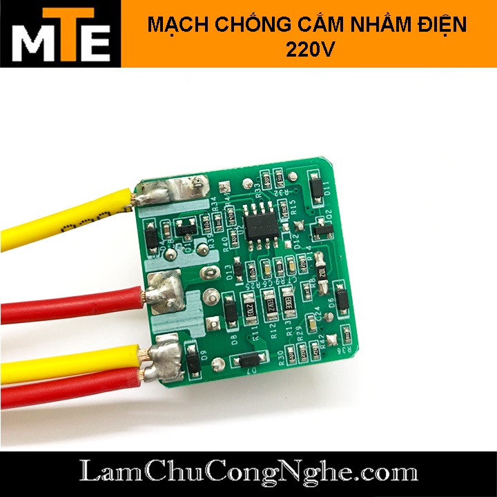 Mạch chống cắm nhầm điện 220V cho thiết bị 110V có còi hú báo động