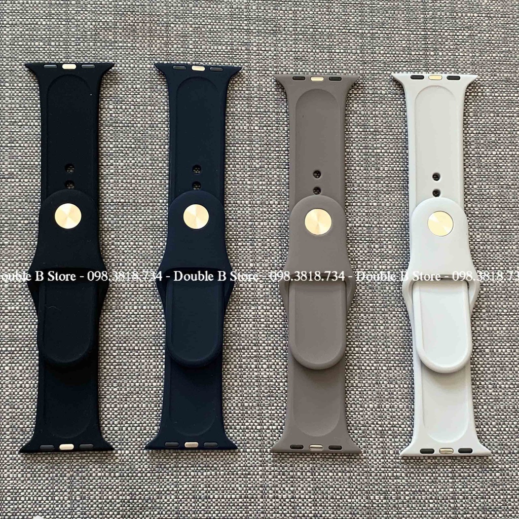 Dây Apple Watch Cao Su Sport Trắng Sữa Band Đủ Màu Dành Cho Apple Watch Series SE/6/5/4/3/2/1 38mm | 40mm | 42mm | 44mm