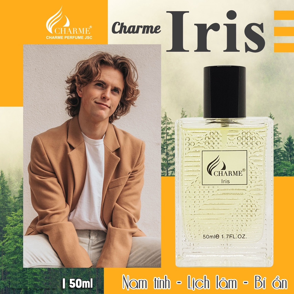 Nước hoa nam Charme Iris 50ml