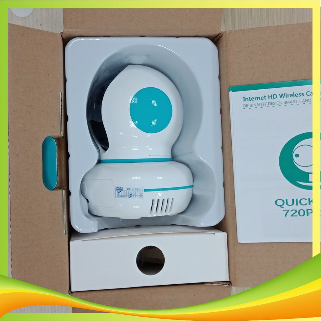 [Bh 24 thang]Camera không dây Fofu C6C, xoay 360,cảm biến chuyển động|camera ip không dây|camera k d