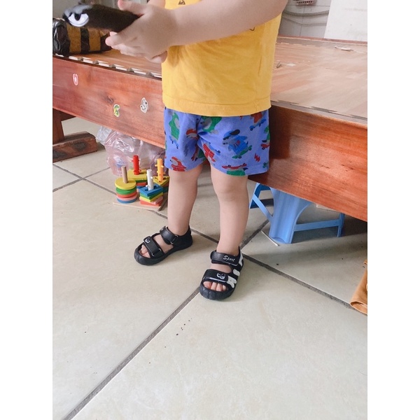 Sandal bé trai quai sport nhẹ, chống vấp cho bé
