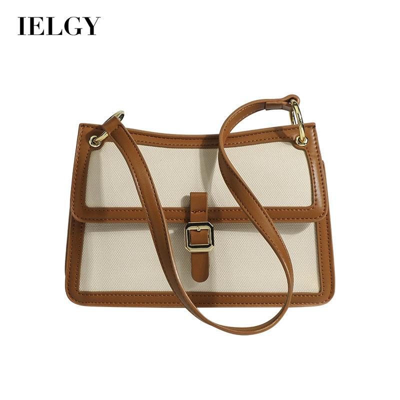 IELGY Túi Dưới Cùng Màu Sắc Tương Phản Phong Cách Retro niche Cao Cấp Dành Cho Nữ