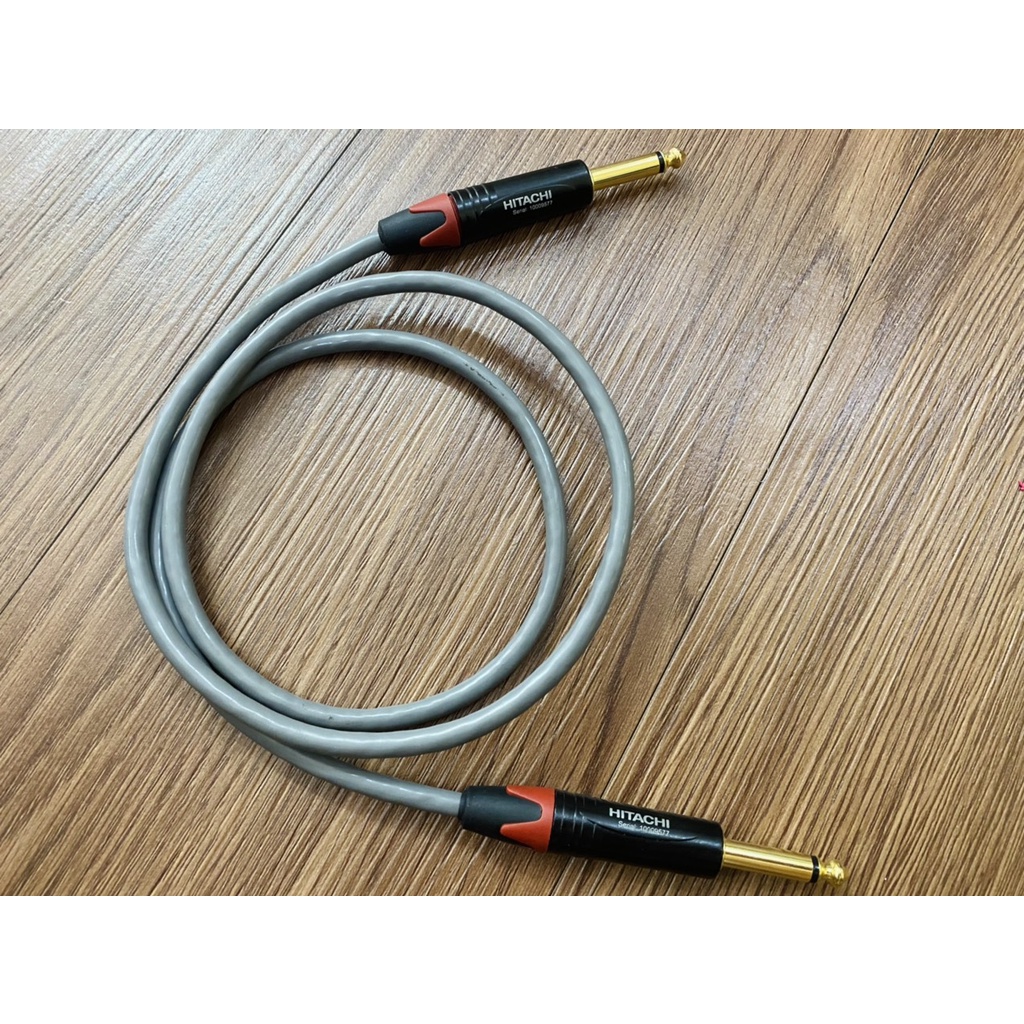 Dây tín hiệu âm thanh 2 đầu 6 ly Hitachi Bãi Nhật dành cho bộ thu Micro không dây âm cực hay