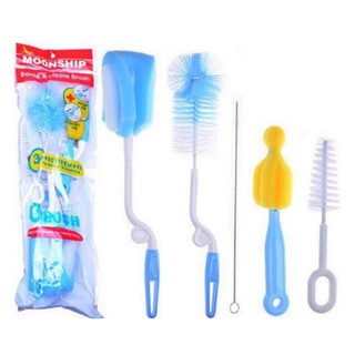 Cọ bình sữa, bộ cọ bình sữa cho bé 5 chi tiết