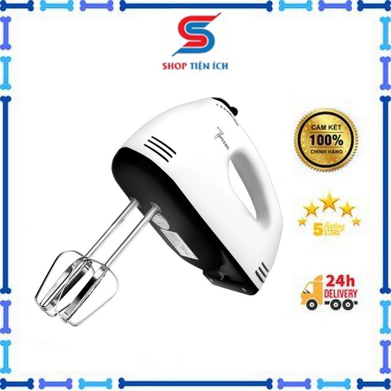 Máy đánh trứng Shop Tiện Ích  Máy đánh trứng cầm tay 7 tốc độ công suất 180W