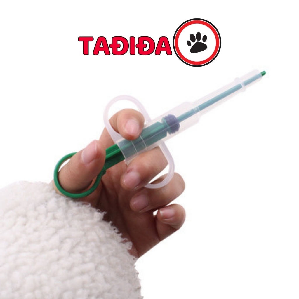 Phụ kiện Xi-Lanh cho Chó Mèo uống thuốc , Bộ nạp thuốc Thú Cưng tiện lợi - Tadida Pet