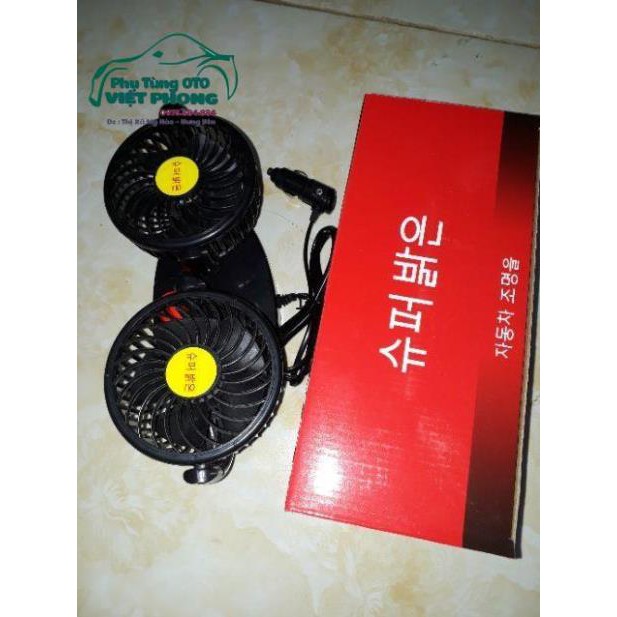 Quạt đôi 12v 24v siêu bền ( hàng chất lượng khẳng định thương hiệu )