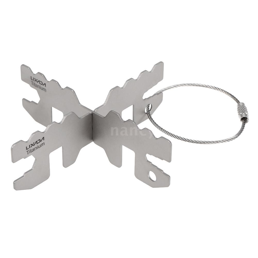 Giá đỡ bếp cồn lixada titanium tiện dụng khi đi dã ngoại