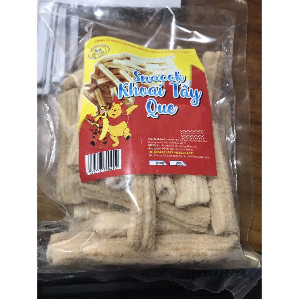 SNACK KHOAI TÂY QUE 100G