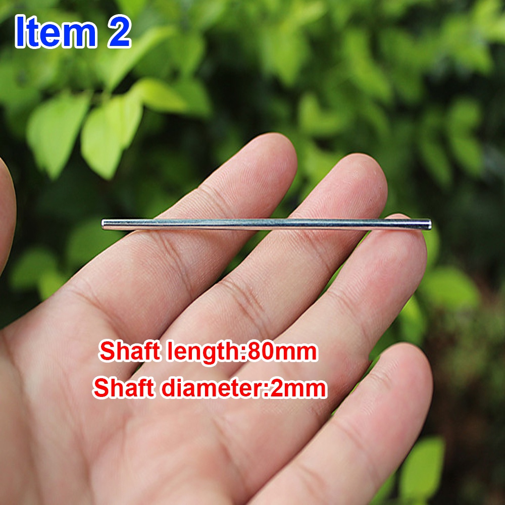 Set 5 Trục Nối Thẳng 2MM Bằng Sắt 60 / 80 / 100 / 130mm Cho Mô Hình Xe Đồ Chơi