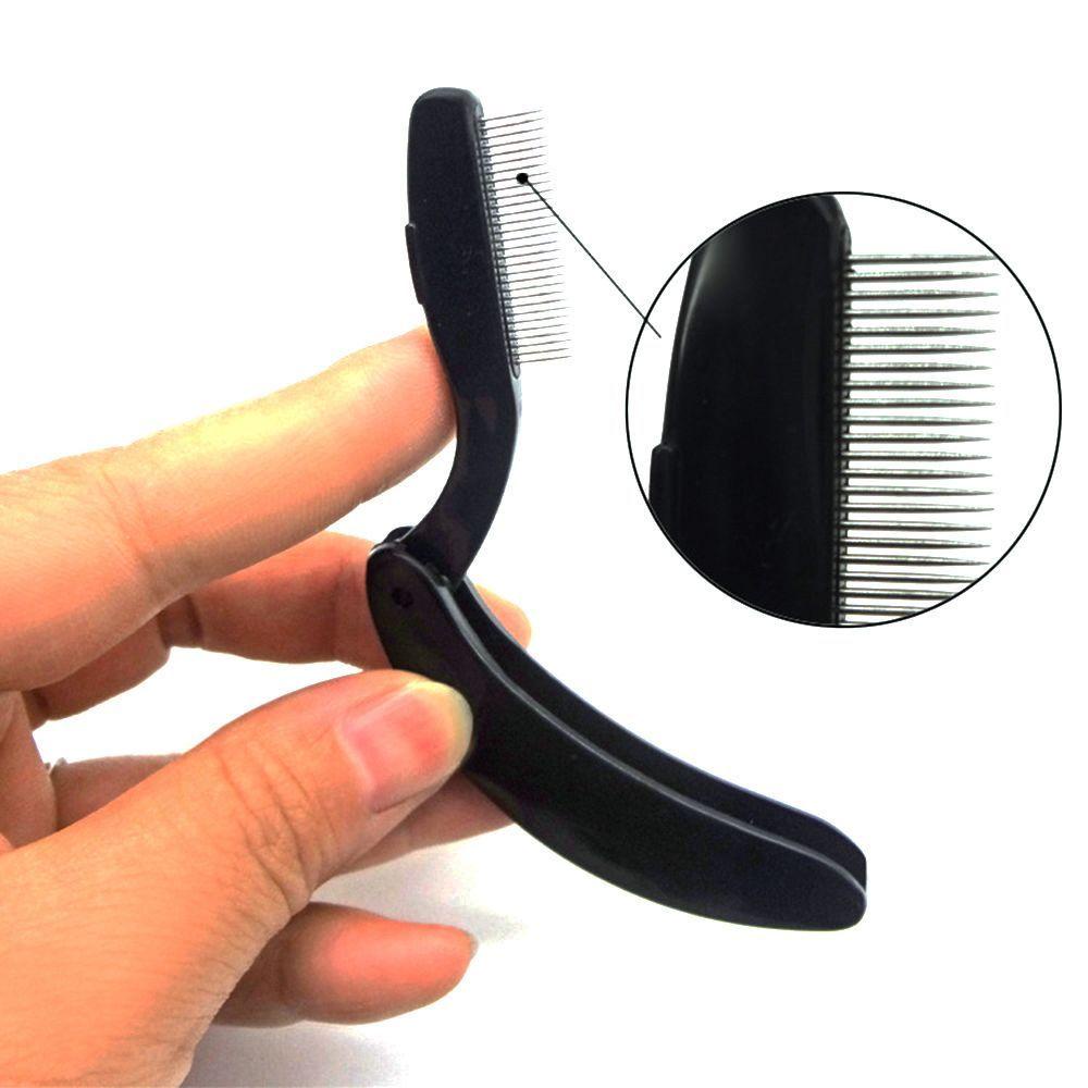 Dụng Cụ Trang Điểm Răng Cưa Bằng Thép Không Gỉ Có Thể Gấp Gọn