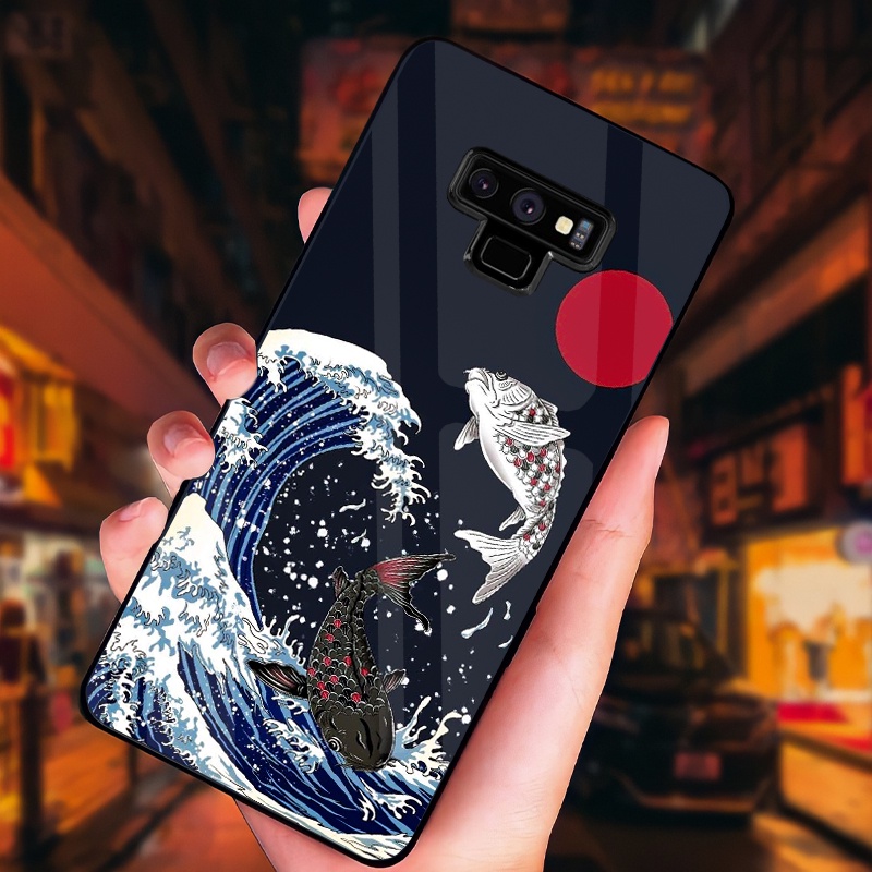 Ốp Lưng Samsung Note 9 Mặt kính cường sang trọng, cao cấp, sáng bóng